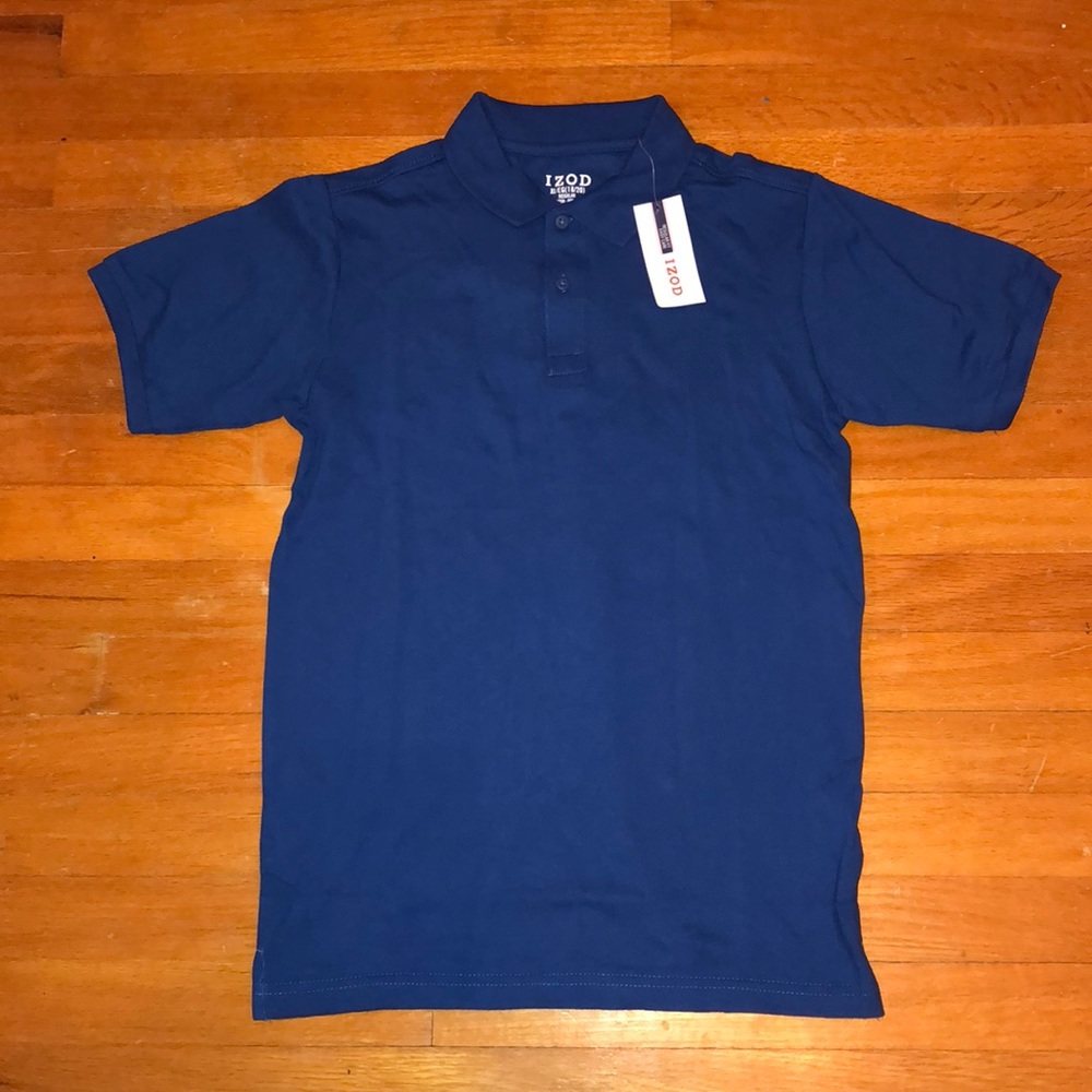 BNWT IZOD BOYS ROYAL BLUE POLO SZ.XL (938